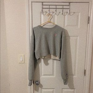 Champion cropped top sweater